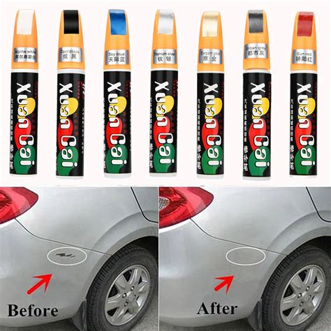 Colors Auto Car Coat Paint Pen Touch Up Scratch Clear Repair Auto Paint ...