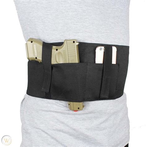 US Belly Band Holster Concealed Carry Holster with Mag Pouch Fits Glock ...