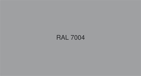 RAL Signal grey [RAL 7004] Color in RAL Classic chart