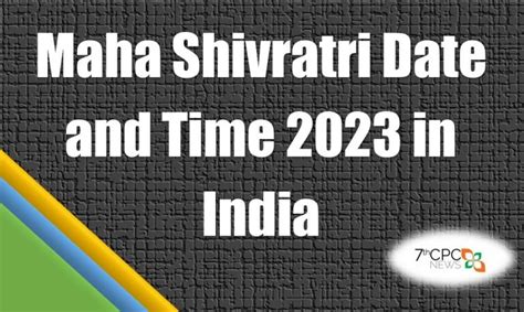 Maha Shivaratri 2023 Date in India | Mahashivratri 2023 Date in Isha ...