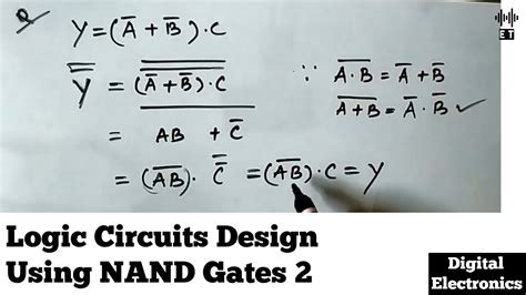 Logic Circuits Design From Boolean Expressions Using NAND Gates ...