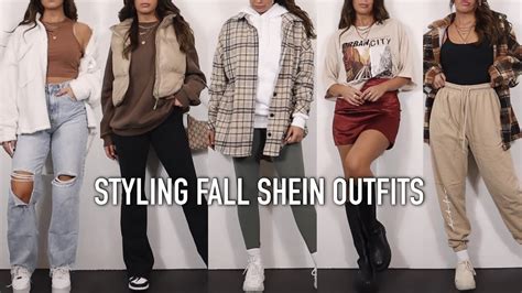 Fall Shein Outfit Ideas || Huge Shein Try On Styling Fall Outfits 2021 ...