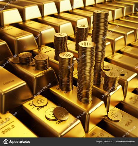 Gold Bars Golden Coins Stock Photo by ©Stiggdriver 187573438