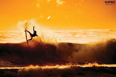 HD wallpaper: Surfing wallpaper, waves, sea, sport, sunset, motion ...