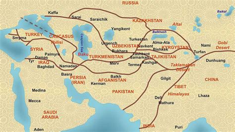 China Silk Road Project Map