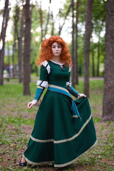 Merida inspired Brave Cosplay Halloween costume for Adult | Etsy