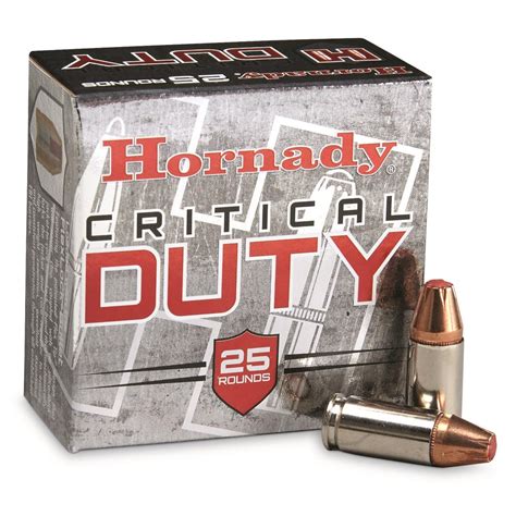 Hornady Critical Duty, 9mm Luger, FlexLock, 135 Grain, 25 rounds ...