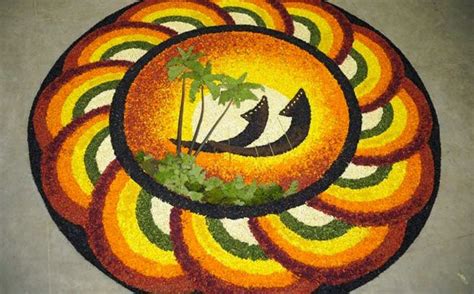 200 Heart Winning Onam Pookalam Designs Pdf Book with Flowers Dots ...