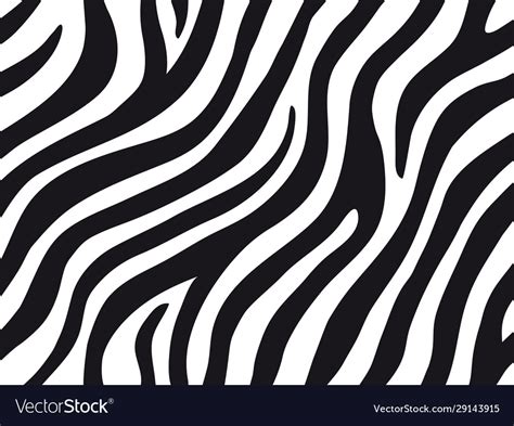 Zebra stripes seamless pattern Royalty Free Vector Image