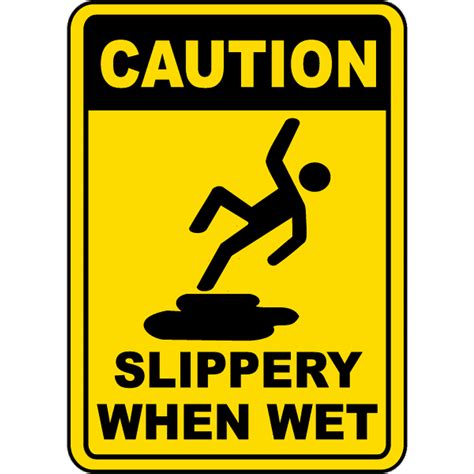 Caution Wet Floor Sign Printable