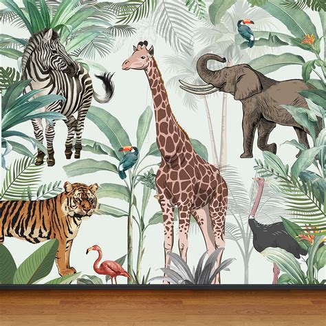 Details more than 75 jungle theme wallpaper super hot - in.cdgdbentre