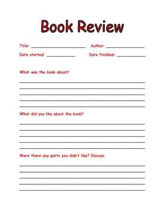 How to Write a Good Book Review: A Basic Guide for Students