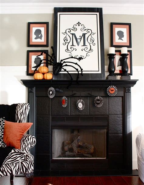 23 Best Ideas For Halloween Decorations Fireplace and Mantel