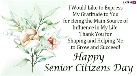 World Senior Citizen’s Day 2020 Wishes & Messages: Greetings, HD Images ...