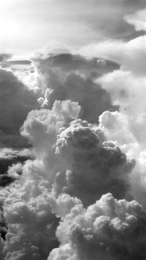 Download Cloudy Dark Grey Aesthetic Wallpaper | Wallpapers.com