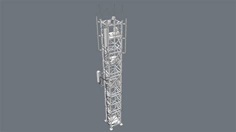 Cellular Tower 3D Model - TurboSquid 1589313