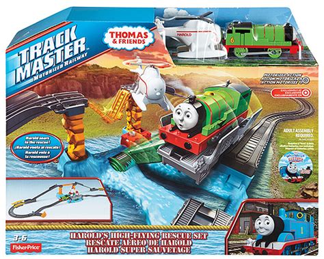 Thomas & Friends TrackMaster Harold's High Flying Rescue Set only $17. ...