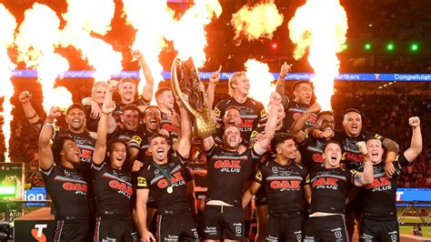 Penrith Panthers complete historic NRL Premiership three-peat staging ...