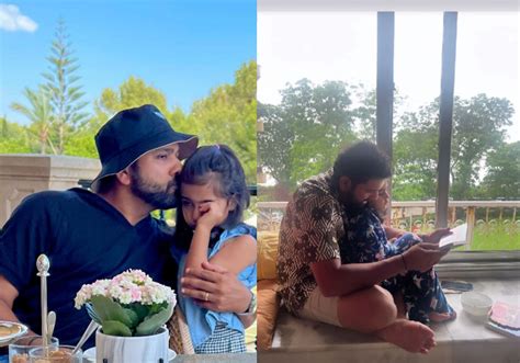 [In Pictures] Rohit Sharma shares endearing photos with daughter ...