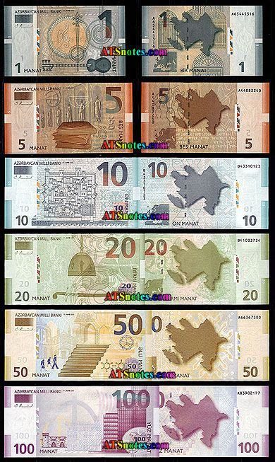 Azerbaijan banknotes - Azerbaijan paper money catalog and Azerbaijanian ...