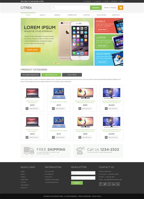 Shopify Product Detail Page Template