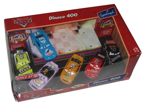 Disney Pixar Cars Movie Dinoco 400 Collectors Mattel 8pc Toy Car Set ...