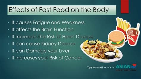 💄 Impact of fast food. Fast Food's Effects on 8 Areas of the Body. 2022 ...