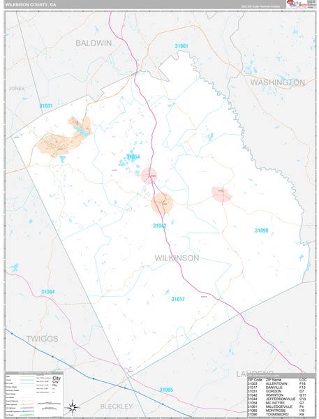 Wilkinson County, GA Maps