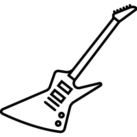 Electric Guitar Vector SVG Icon - SVG Repo