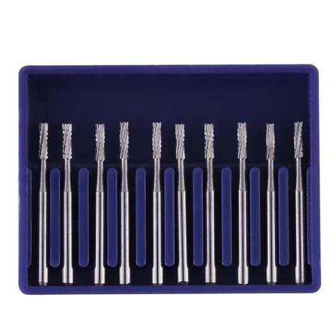 OTVIAP Dental Burs,10pcs FG-557 Tungsten Carbide Steel Dental Crown ...