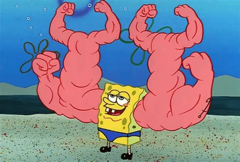 Muscle Arms SpongeBob Guide: MuscleBob BuffPants - The Sponge Bob Club