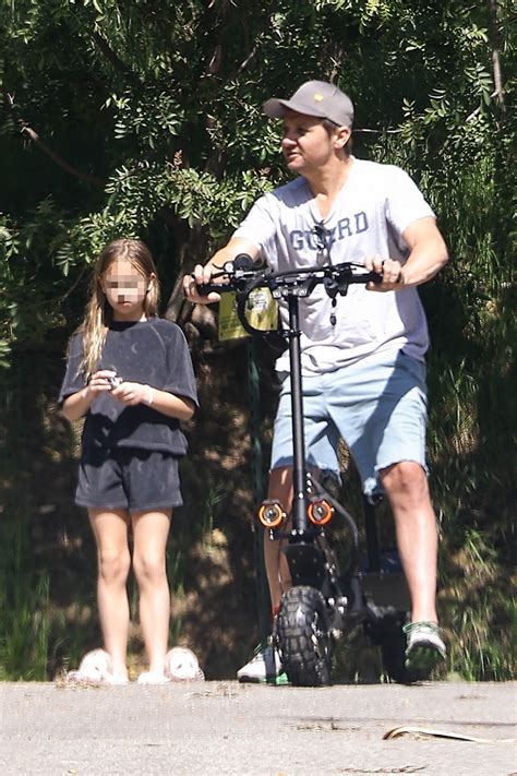 Jeremy Renner Spends Time With His Daughter While Healing At L.A. Home ...