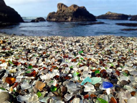 glass beach in fort bragg, ca | My travels | Pinterest