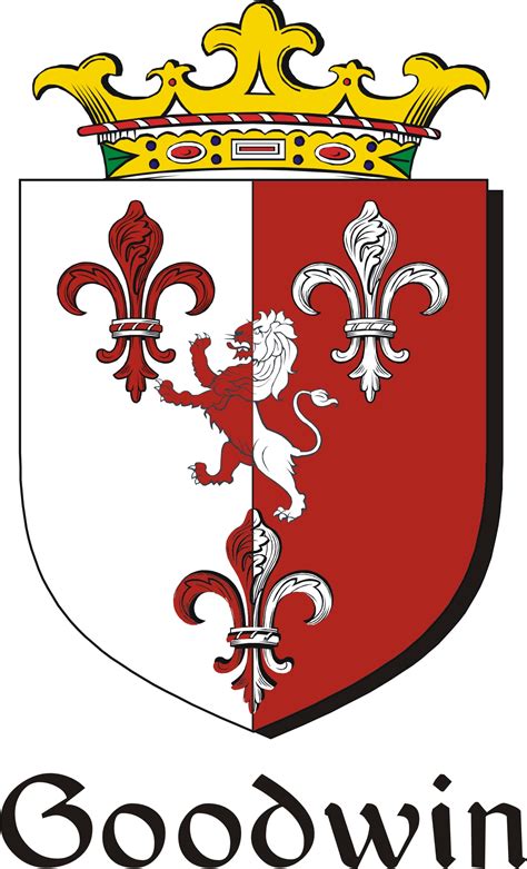 Goodwin Family Crest / Irish Coat of Arms Image Download - Tradebit