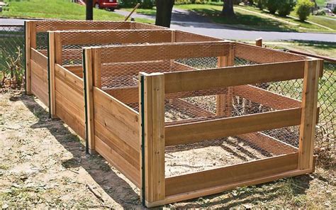 large 3-section compost bin | Compost bin diy, Diy compost, Build ...