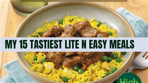 TOP 15 TASTIEST LITE N EASY MEALS YOU CAN CHOOSE FROM. - YouTube