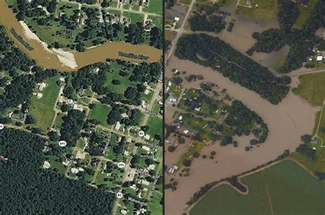 Before And After: Historic Flooding Devastates Louisiana Communities