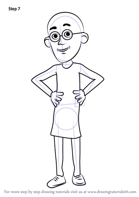 Learn How to Draw Patlu from Motu Patlu (Motu Patlu) Step by Step ...