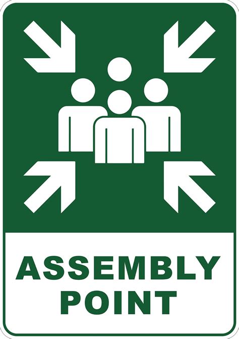 Assembly Point Printed Sign - Create Signs Australia