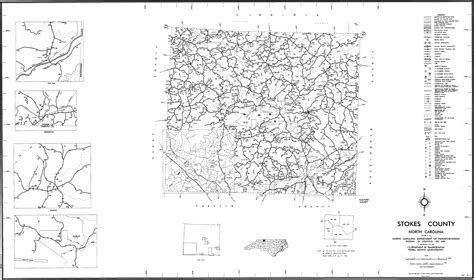 2000 Road Map of Stokes County, North Carolina