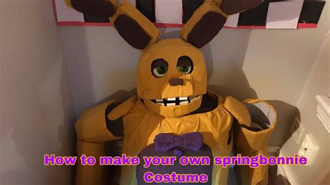 How to make your own springbonnie Costume / suit (spring lock) (spring ...