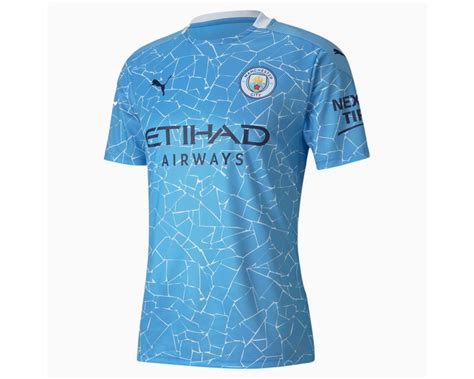 Puma Manchester City Mens Home Jersey 2020/21-Blue