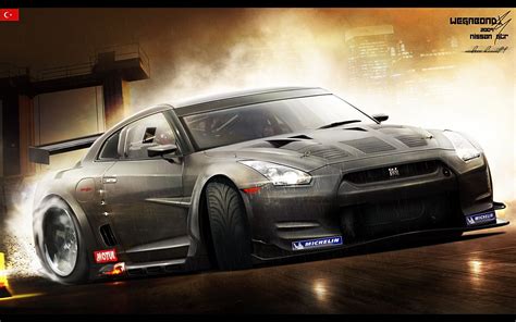 Nissan GTR drifting. | Gtr, Nissan gt-r, Nissan sports cars