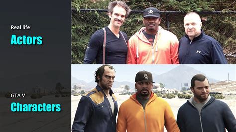 Grand Theft Auto 5 Characters In Real Life