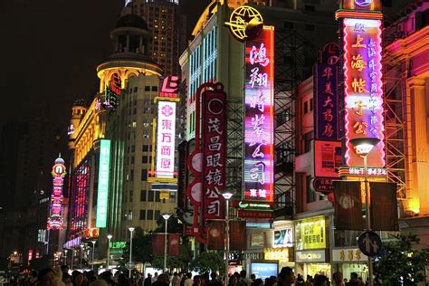 Shanghai Nightlife Photograph by Josu Ozkaritz - Fine Art America