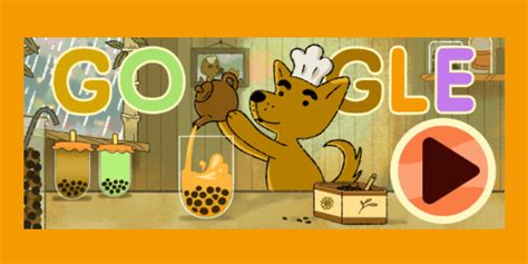 Relaxing Google Doodle Game Will Have You Making Boba Tea On Repeat