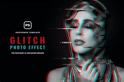 Glitch Effect Photoshop Free Download - Luckystudio4u