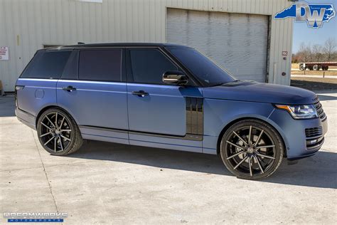 Matte Blue Range Rover — Dreamworks Motorsports