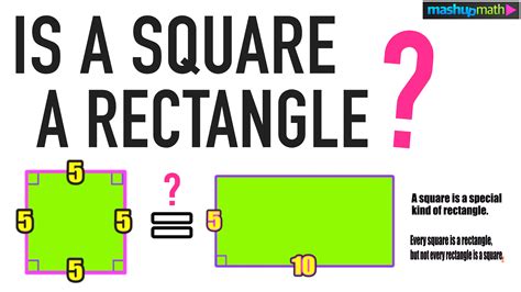 Area Of Squares And Rectangles