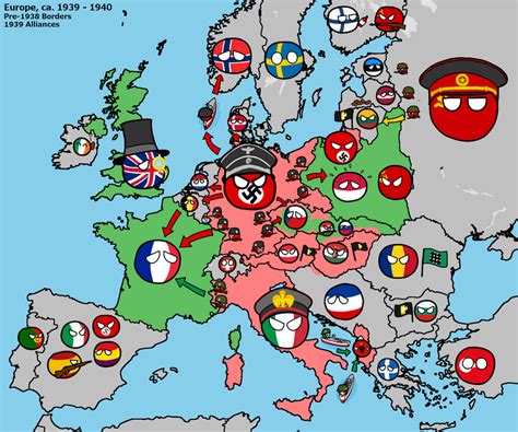 Polandball: Beginning of WW2 In Europe by kensethfan on DeviantArt